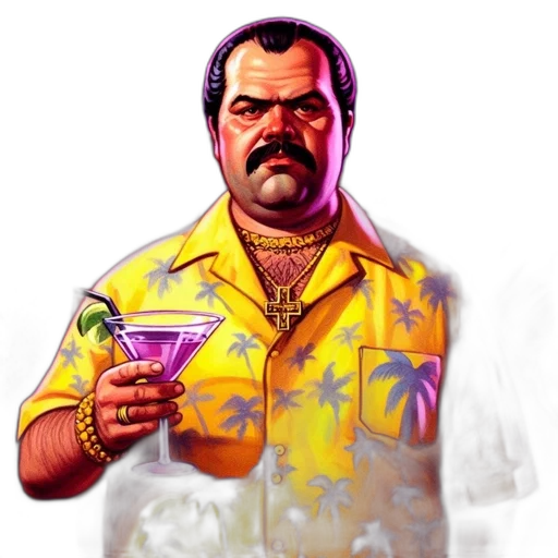staff, concept art, comic book art, photorealistic, cartoon, man, mustache, yellow transparent PNG cut-out