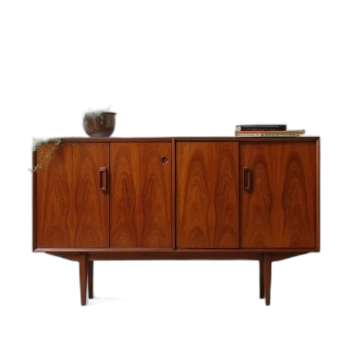 furniture, walnut, buffet, peter transparent PNG cut-out