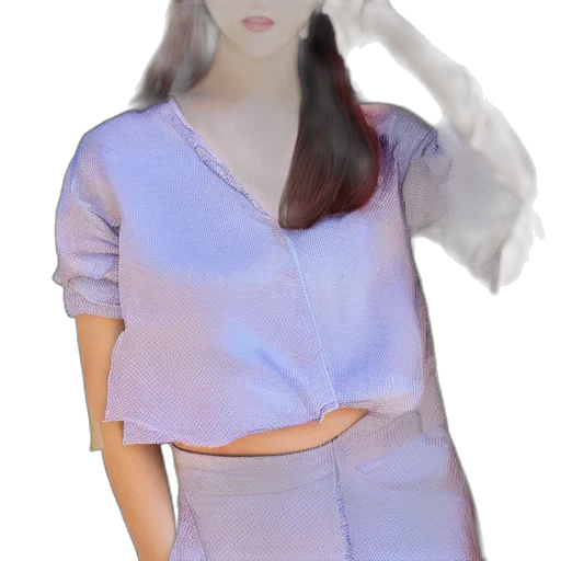 dress, jacket, face, staff, vaporwave, 3d render, photorealistic, oil painting transparent PNG cut-out