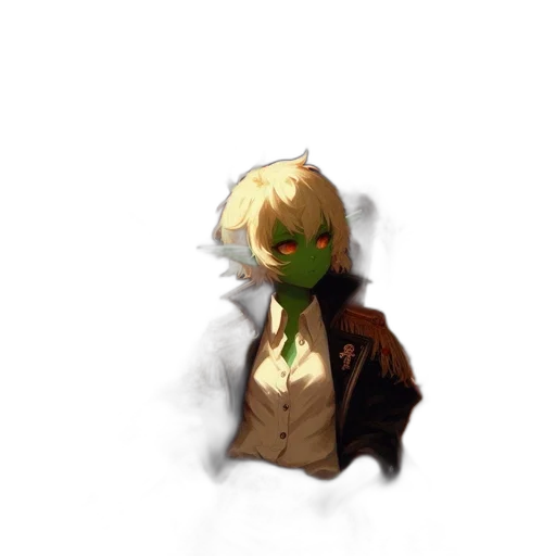 mask, staff, face, creature, concept art, pixel art, fantasy art, 3d render transparent PNG cut-out
