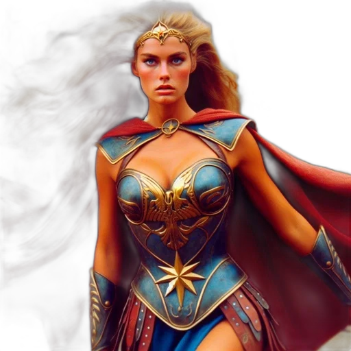 fantasy art, comic book art, concept art, 3d render, elegant, figure, ancient, garb transparent PNG cut-out