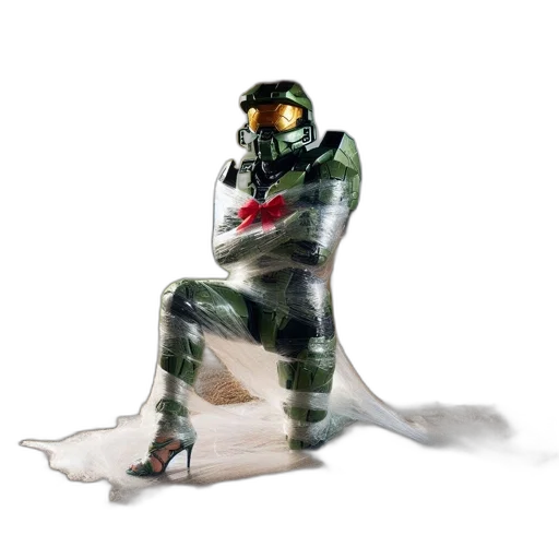 robot, dress, mask, creature, concept art, 3d render, pixel art, cyberpunk transparent PNG cut-out