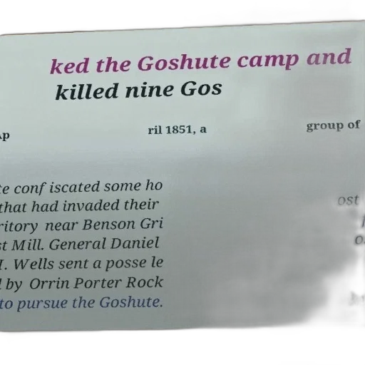 historical, document, mentions, goshute, camp, being, attacked, april transparent PNG cut-out