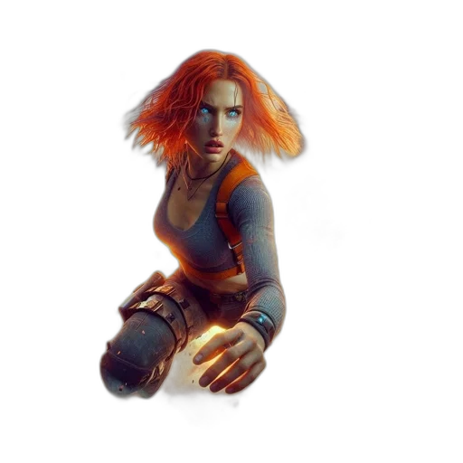 weapon, staff, concept art, fantasy art, cyberpunk, comic book art, underwater, fire transparent PNG cut-out