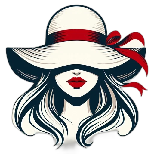 hat, mask, face, jewelry, cartoon, fantasy art, red, illustration transparent PNG cut-out