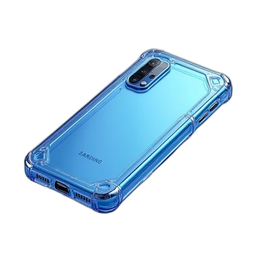 3d render, case, samsung, a51 transparent PNG cut-out