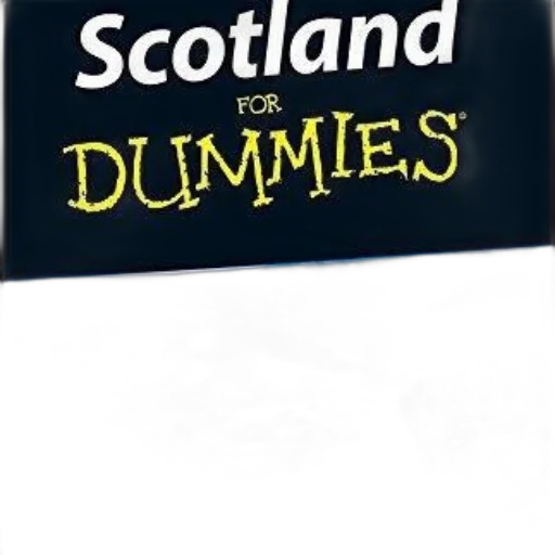 scotland, dummies, book, cover, featuring, scenic, landscape, rocks transparent PNG cut-out