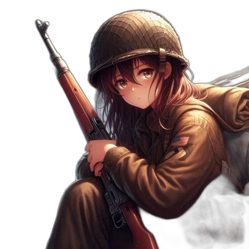 weapon, hat, sword, jacket, anime, concept art, photorealistic, comic book art transparent PNG cut-out