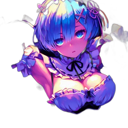robot, dress, crown, staff, anime, pixel art, concept art, cyberpunk transparent PNG cut-out