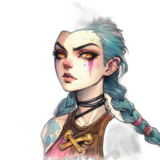 staff, face, fantasy art, concept art, cyberpunk, watercolor, pastel, dark transparent PNG cut-out
