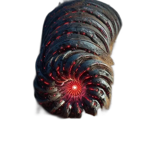 hair, creature, animal, staff, 3d render, concept art, photorealistic, outer space transparent PNG cut-out