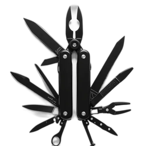 weapon, staff, sword, jewelry, cyberpunk, 3d render, black, swiss transparent PNG cut-out