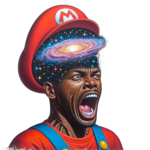 hat, face, mask, crown, concept art, comic book art, pixel art, photorealistic transparent PNG cut-out