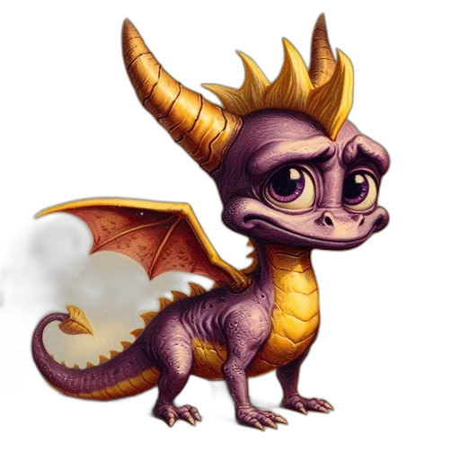 dragon, creature, staff, animal, fantasy art, concept art, pixel art, 3d render transparent PNG cut-out
