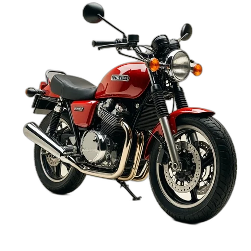 photorealistic, 3d render, classic, motorcycle, parts, catalogue, kawasaki transparent PNG cut-out