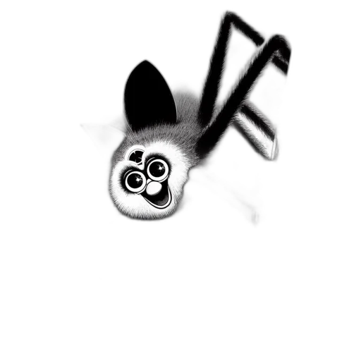 creature, mask, animal, robot, cartoon, concept art, pencil sketch, 3d render transparent PNG cut-out