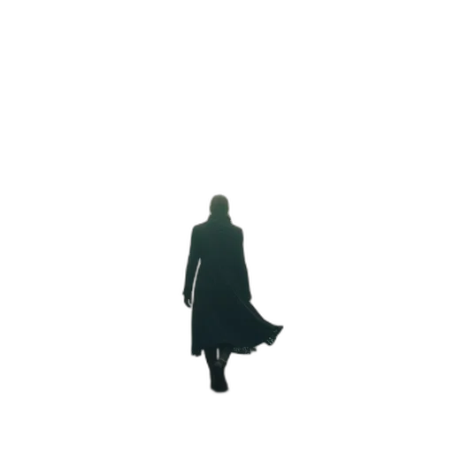 jacket, robot, creature, staff transparent PNG cut-out