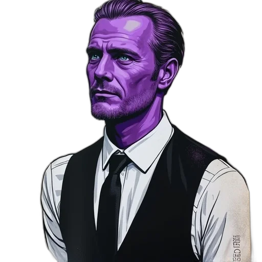 face, staff, robot, mask, comic book art, concept art, cartoon, pixel art transparent PNG cut-out