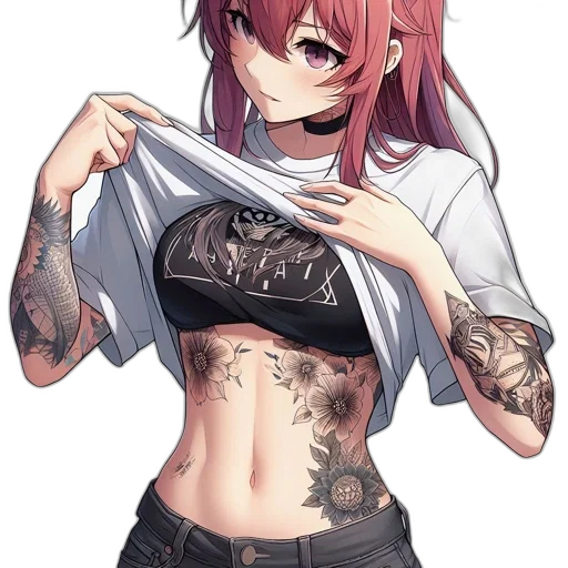 dress, weapon, robot, jacket, anime, pixel art, concept art, cartoon transparent PNG cut-out