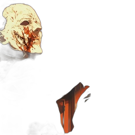 mask, weapon, face, shoes, concept art, comic book art, watercolor, photorealistic transparent PNG cut-out