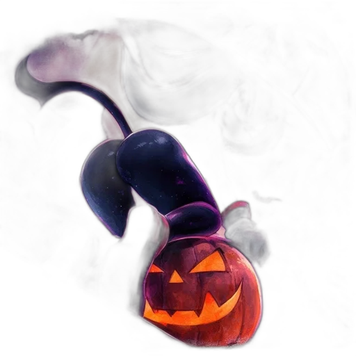 mask, staff, dragon, concept art, fantasy art, 3d render, photorealistic, fog transparent PNG cut-out