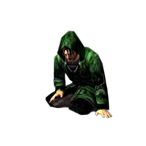 jacket, staff, creature, mask, concept art, 3d render, pixel art, comic book art transparent PNG cut-out