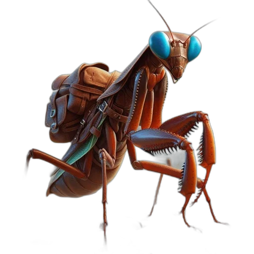 animal, creature, robot, dragon, concept art, 3d render, photorealistic, fantasy art transparent PNG cut-out