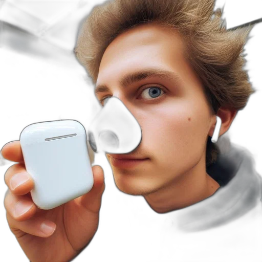 face, robot, mask, staff, photorealistic, 3d render, concept art, vaporwave transparent PNG cut-out