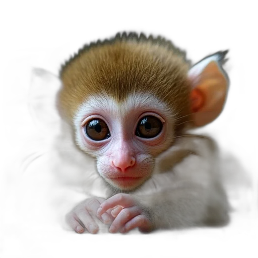 animal, creature, staff, face, photorealistic, concept art, 3d render, oil painting transparent PNG cut-out