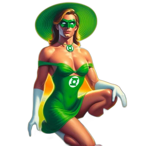 dress, jewelry, comic book art, concept art, fantasy art, cartoon, green, female transparent PNG cut-out