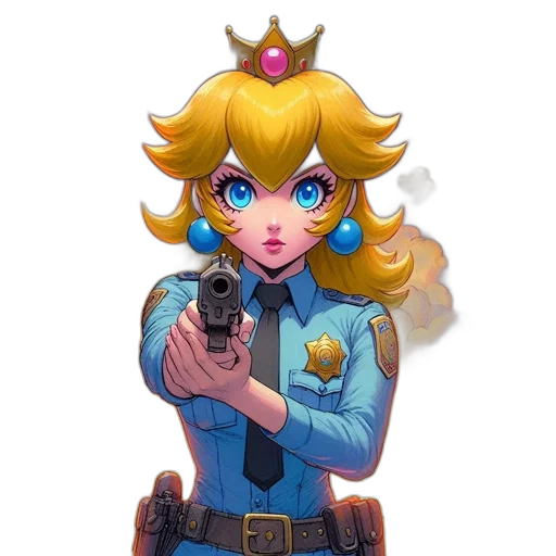weapon, crown, staff, dress, pixel art, concept art, anime, fantasy art transparent PNG cut-out