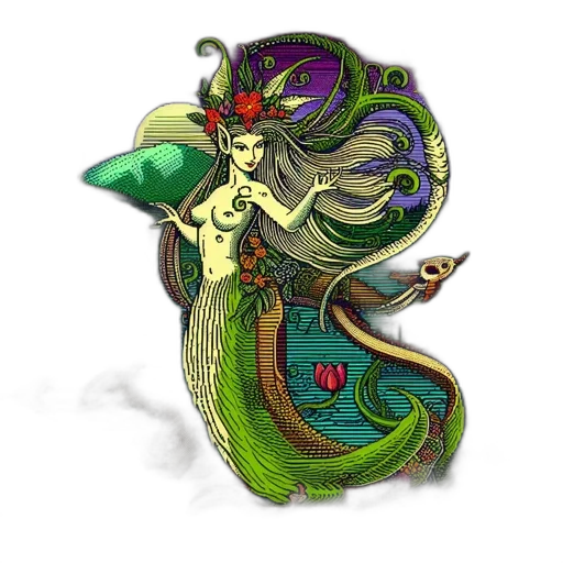dragon, staff, dress, creature, fantasy art, concept art, pixel art, 3d render transparent PNG cut-out