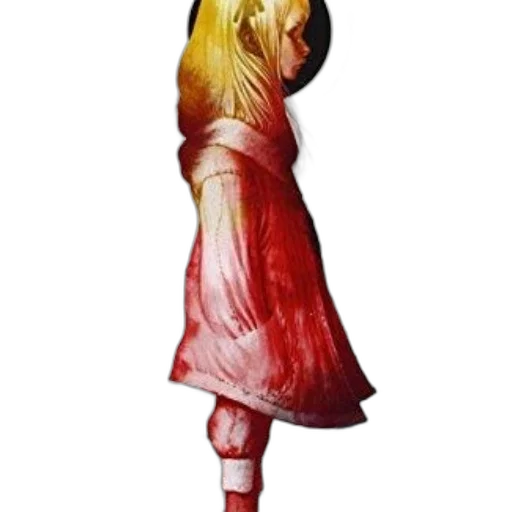 dress, staff, umbrella, face, concept art, photorealistic, watercolor, 3d render transparent PNG cut-out