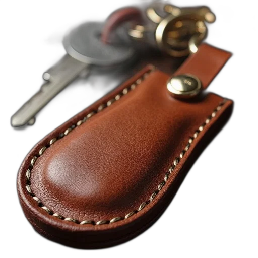 leather, keyholder, compliment transparent PNG cut-out