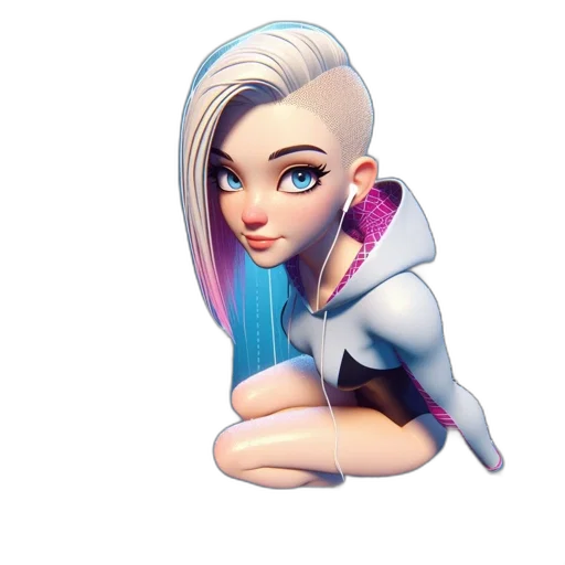 jacket, staff, concept art, fantasy art, cartoon, 3d render, pastel, animated transparent PNG cut-out