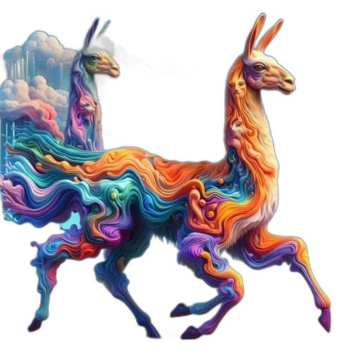 dragon, animal, creature, fantasy art, concept art, 3d render, watercolor, colorful transparent PNG cut-out