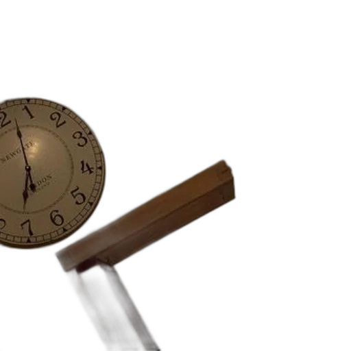 staff, sword, weapon, furniture, 3d render, photorealistic, clock, hands transparent PNG cut-out