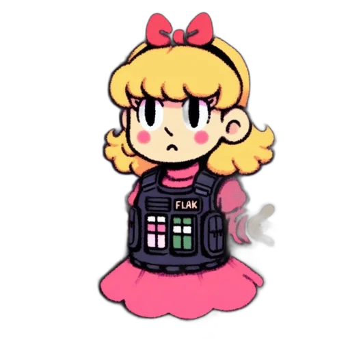 dress, robot, staff, pixel art, cartoon, anime, concept art, outer space transparent PNG cut-out