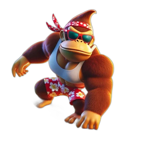 animal, creature, weapon, dragon, 3d render, concept art, animated, monkey-like transparent PNG cut-out