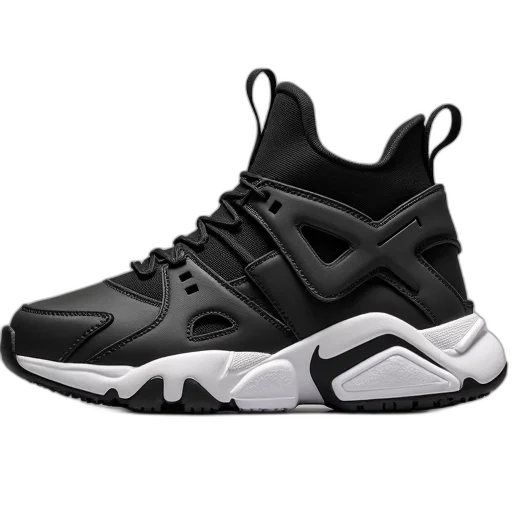 shoes, 3d render, photorealistic, nike, air, prestop, utility transparent PNG cut-out