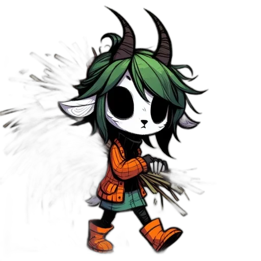 mask, creature, weapon, concept art, fantasy art, pixel art, cartoon, animated transparent PNG cut-out