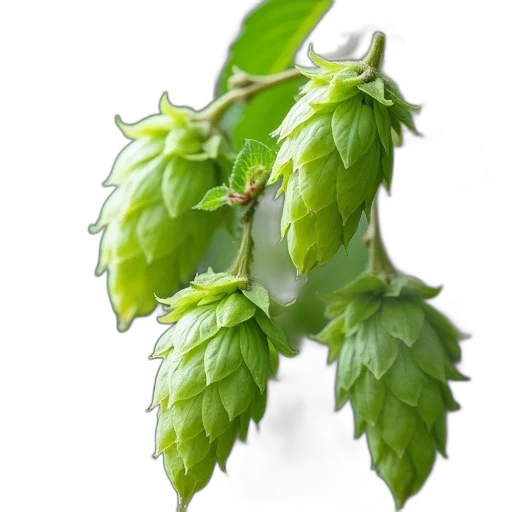 crown, food, dragon, photorealistic, green, close-up, image, hops transparent PNG cut-out