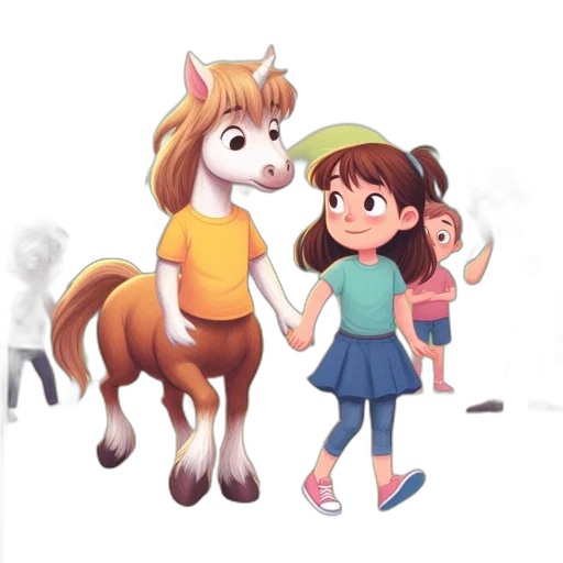 animal, staff, creature, concept art, cartoon, 3d render, anime, forest transparent PNG cut-out