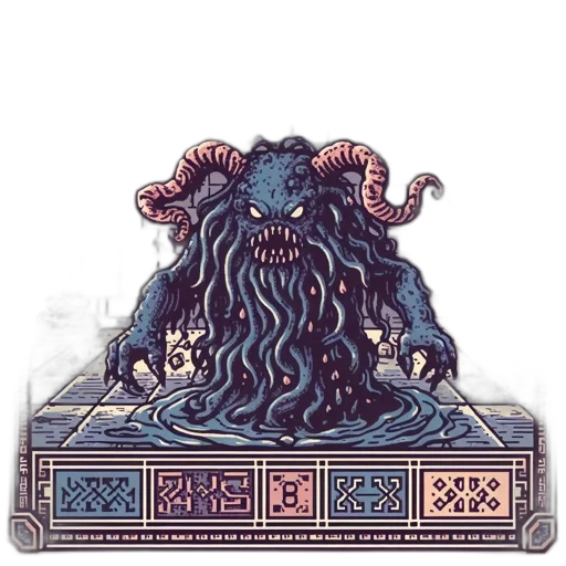 creature, dragon, animal, crown, pixel art, fantasy art, concept art, comic book art transparent PNG cut-out