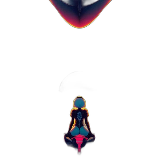 mask, jewelry, creature, crown, concept art, pixel art, 3d render, anime transparent PNG cut-out