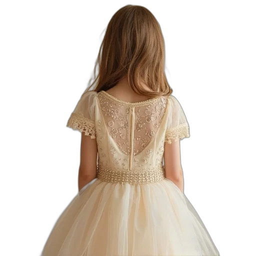 dress, crown, photorealistic, golden transparent PNG cut-out