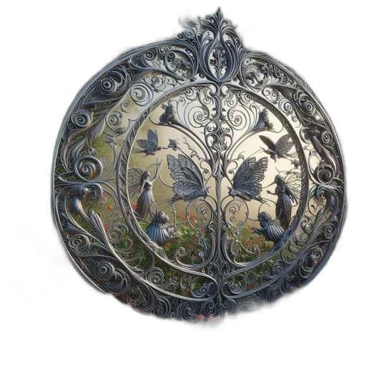 crown, jewelry, sword, tree, fantasy art, concept art, photorealistic, 3d render transparent PNG cut-out