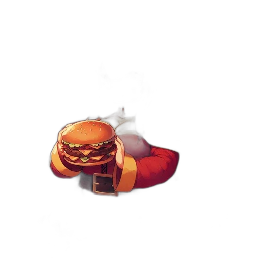 food, hat, animal, robot, pixel art, concept art, 3d render, watercolor transparent PNG cut-out
