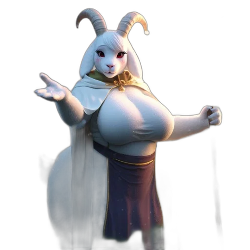 animal, dress, weapon, creature, concept art, 3d render, fantasy art, anime transparent PNG cut-out
