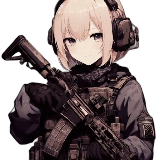 weapon, staff, robot, face, anime, pixel art, cyberpunk, concept art transparent PNG cut-out